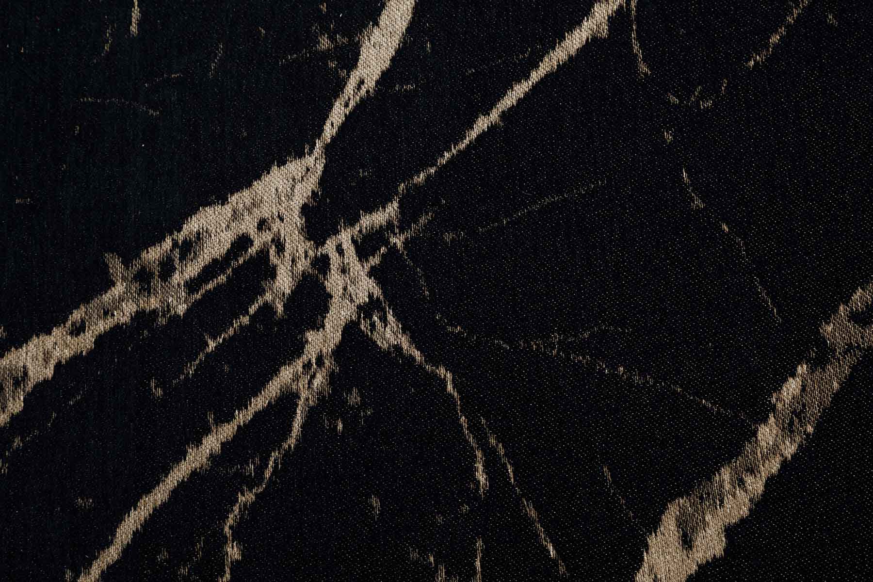 Carpet Decor Pietra Teppich Schwarz Honig