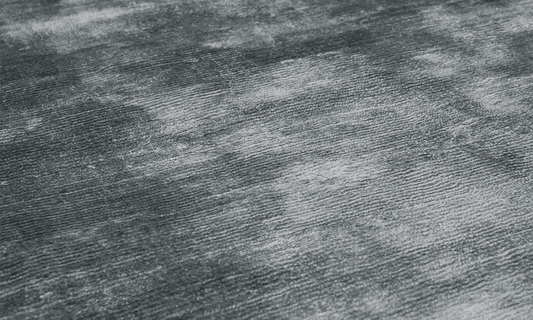 Carpet Decor Plain Teppich Stahlgrau