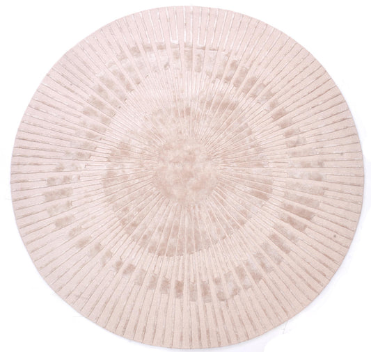 Carpet Decor Radius Teppich Beige rund