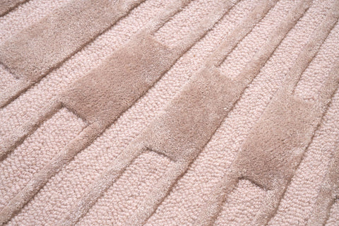 Carpet Decor Radius Teppich Beige rund