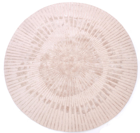 Carpet Decor Radius Teppich Beige rund