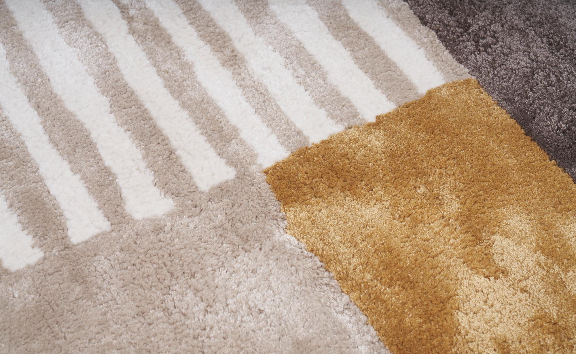 Carpet Decor Retro Teppich Gelb