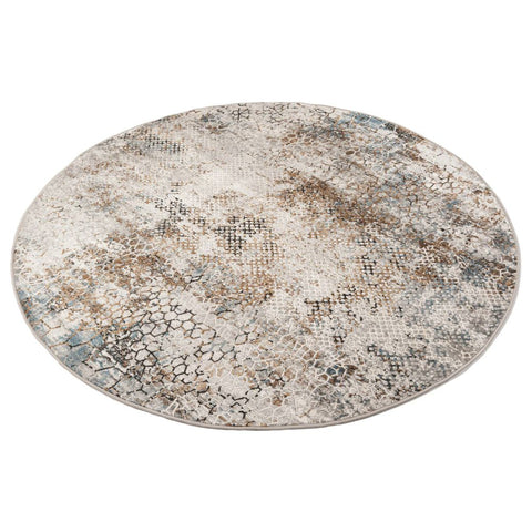 Dekowe Diadem Designteppich 13 Grau/Aqua
