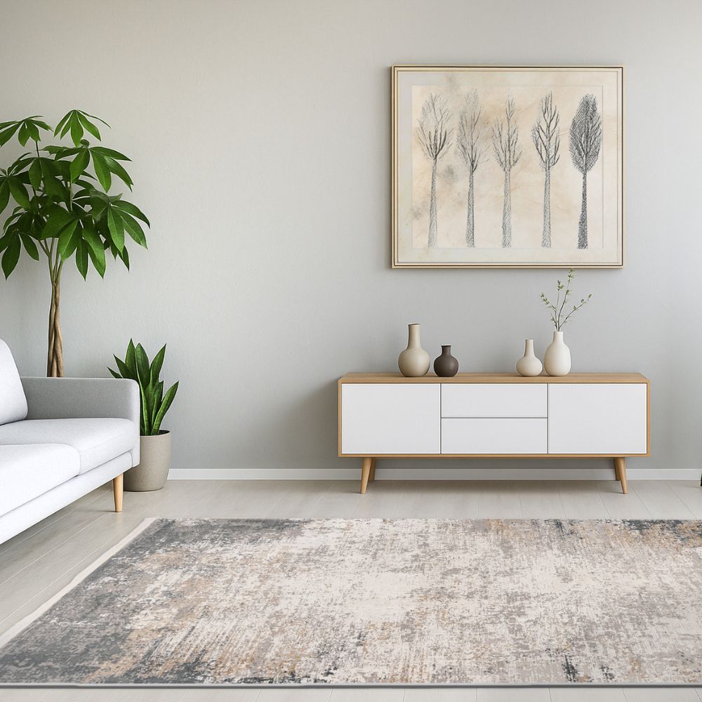 Dekowe Diadem Designteppich 69 Grau