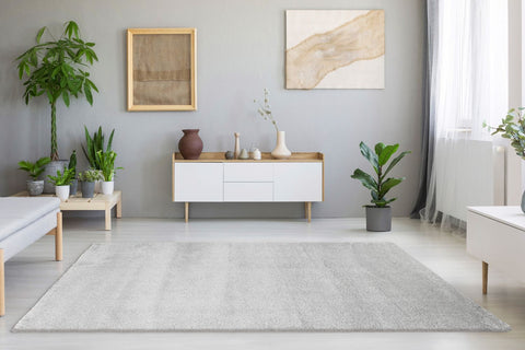 Dekowe Lucida Hochflorteppich silber