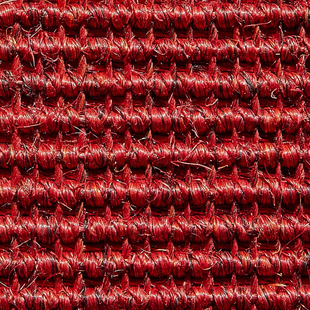 Dekowe Mara - S2 Sisalteppich 017 Rot-Meliert