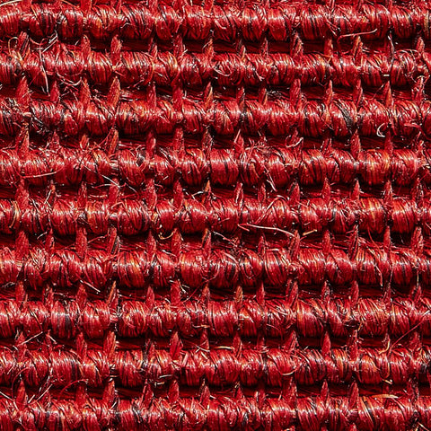 Dekowe Mara - S2 Sisalteppich 017 Rot-Meliert