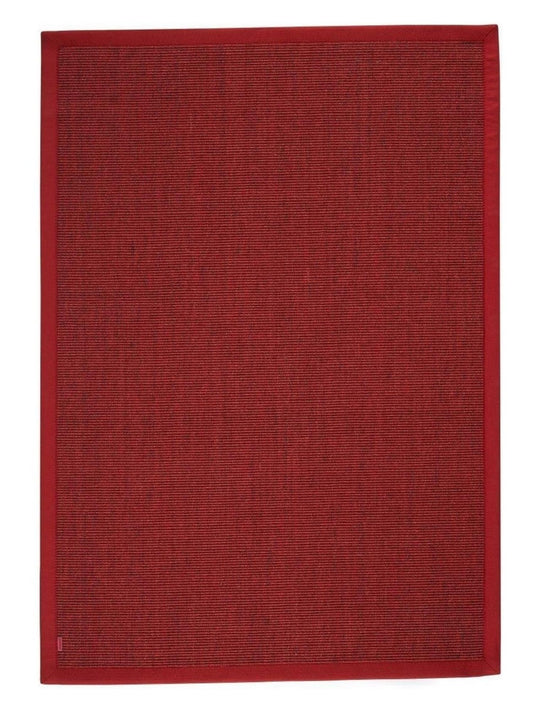 Dekowe Mara - S2 Sisalteppich 017 Rot-Meliert