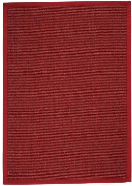Dekowe Mara - S2 Sisalteppich 017 Rot-Meliert