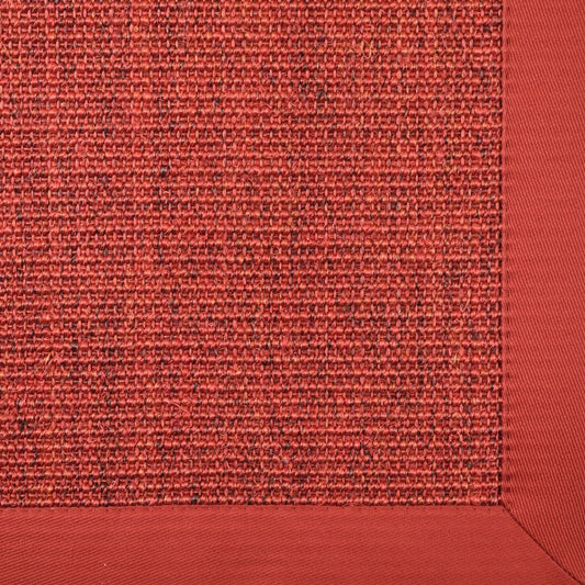 Dekowe Mara - S2 Sisalteppich 017 Rot-Meliert