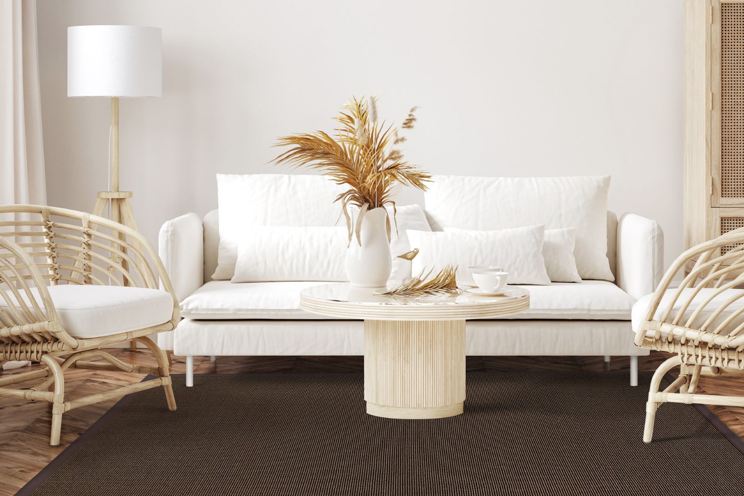 Dekowe Mara S2 Sisalteppich Mocca