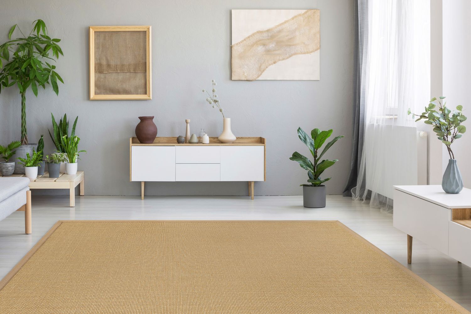 Dekowe Mara S2 Sisalteppich Natur