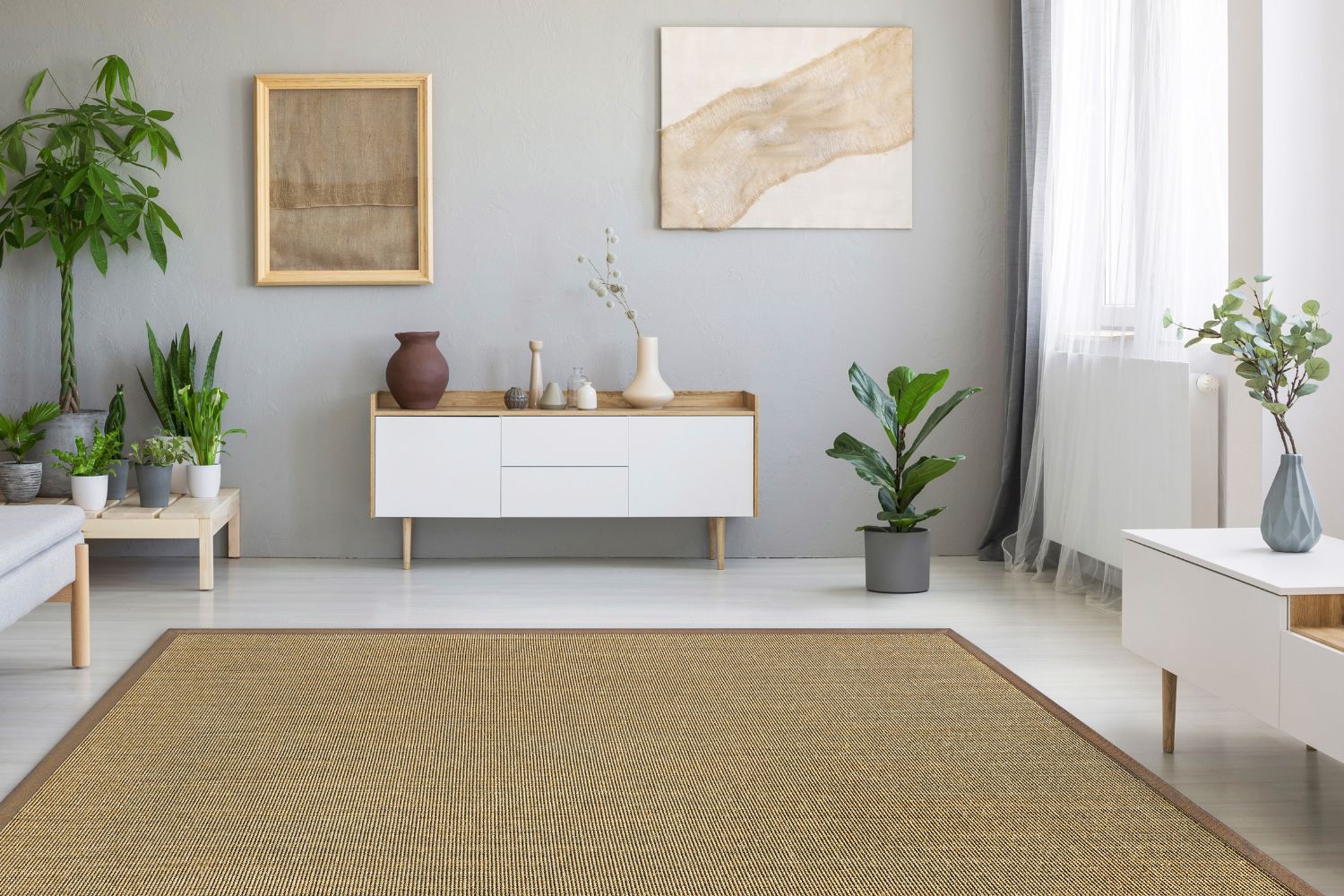 Dekowe Mara S2 Sisalteppich Nuss