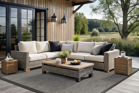 Dekowe Naturino Basic S2 In- & Outdoorteppich Schiefer 001 Line