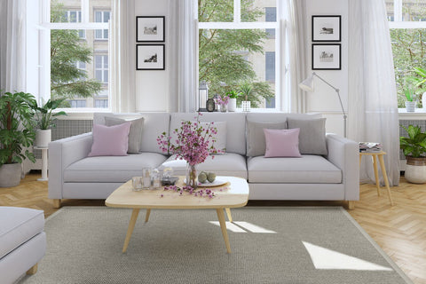 Dekowe Naturino Basic S2 In- & Outdoorteppich Silber 001 Twill