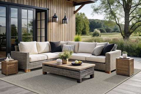 Dekowe Naturino Basic S2 In- & Outdoorteppich Silber 002 Karree