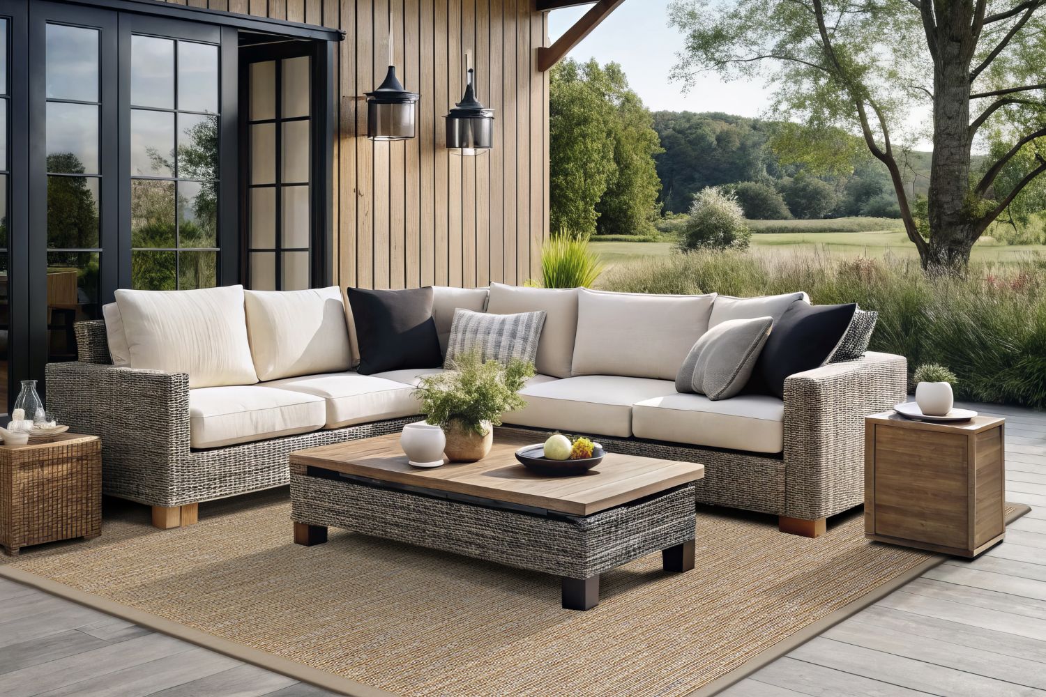 Dekowe Naturino Effekt S2 In- & Outdoorteppich 007 Natur