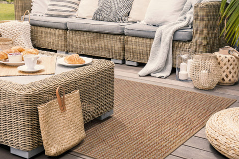 Dekowe Naturino Joy S1 In- & Outdoorteppich Antigua hellbraun