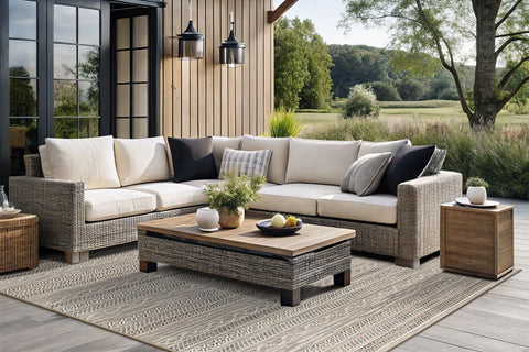 Dekowe Naturino Joy S1 In- & Outdoorteppich Barbados beige