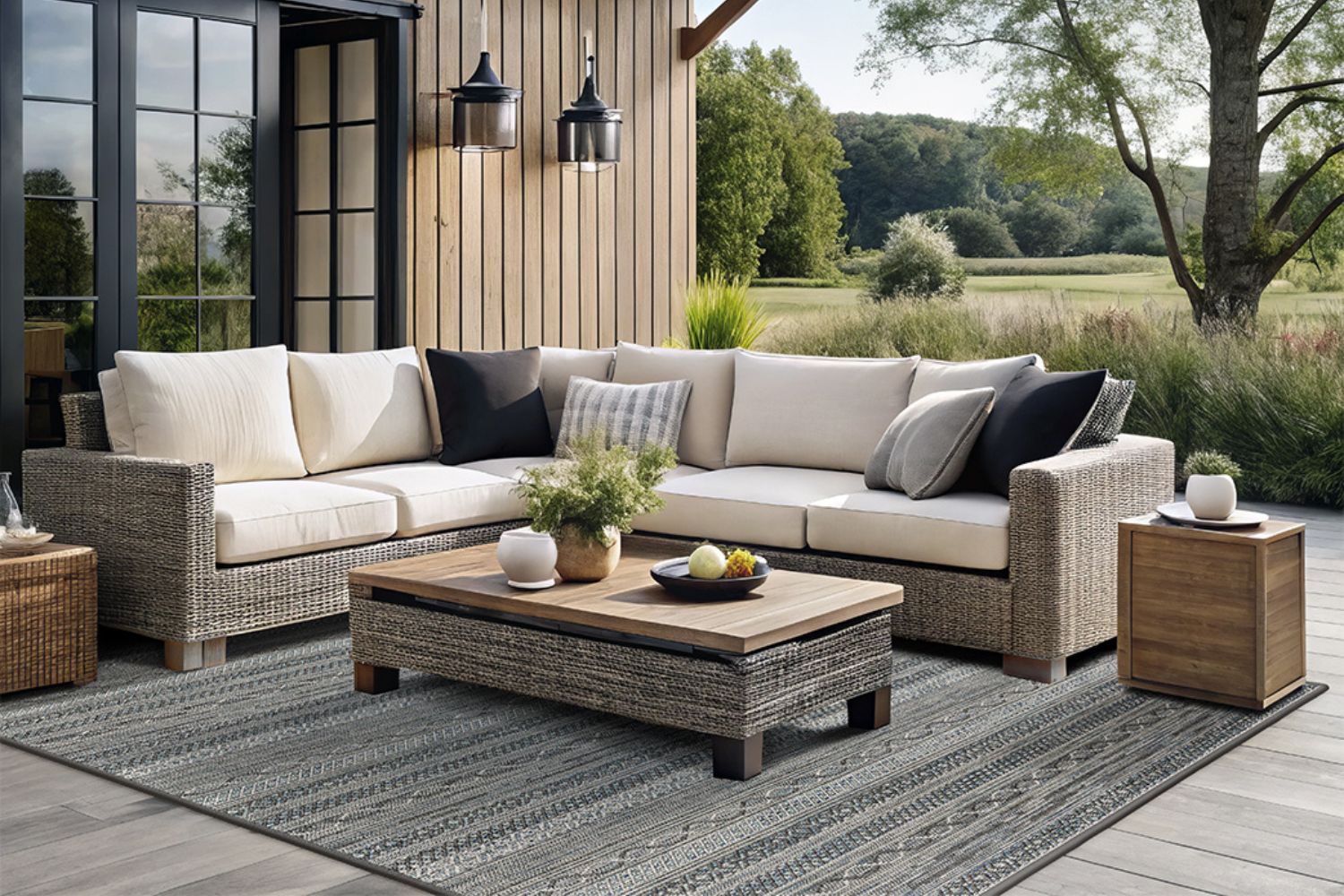 Dekowe Naturino Joy S1 In- & Outdoorteppich Barbados platin