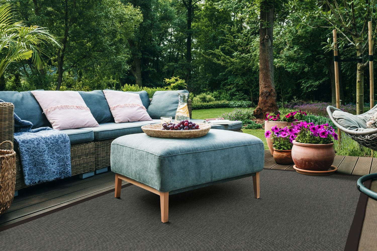 Dekowe Naturino Rips S2 In- & Outdoorteppich 003 Anthrazit