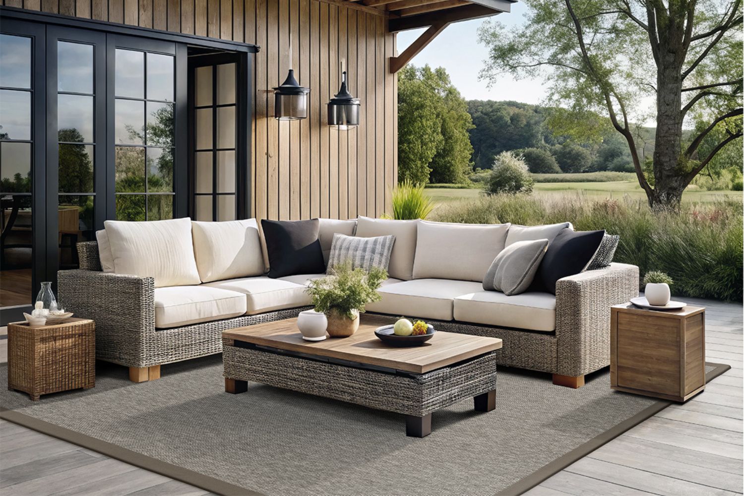 Dekowe Naturino Rips S2 In- & Outdoorteppich 004 Grau