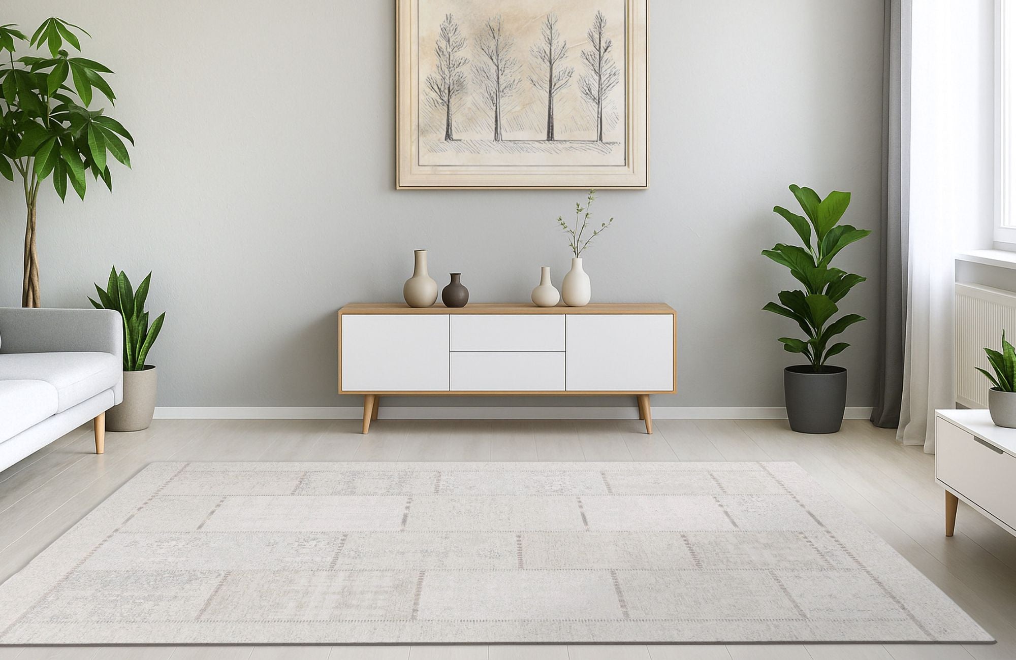 Dekowe Pablo Designteppich 10 Hellbeige