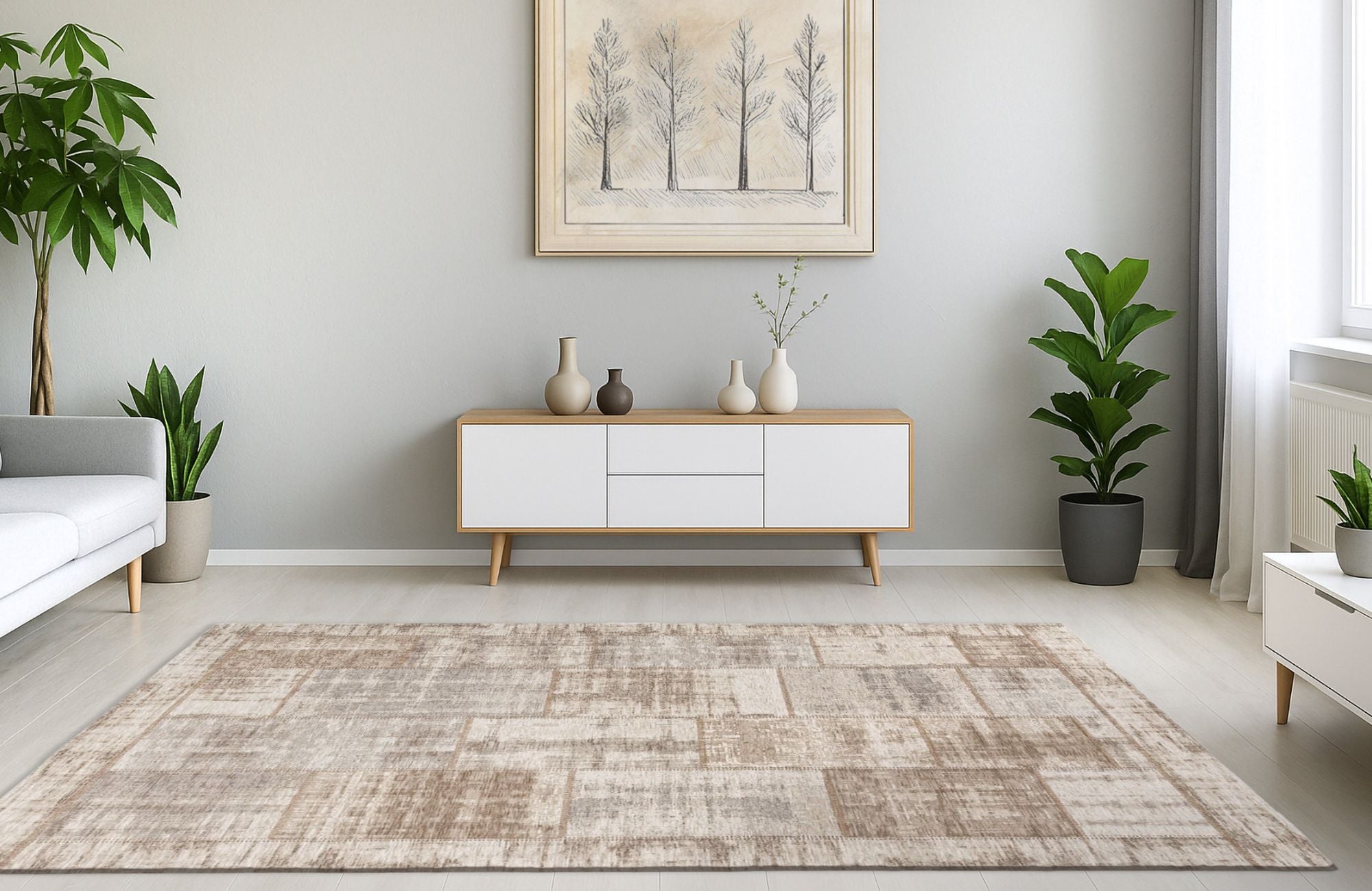 Dekowe Pablo Designteppich 12 Beige