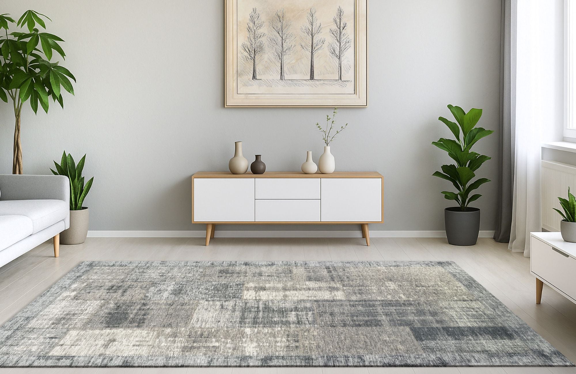 Dekowe Pablo Designteppich 16 Taupe