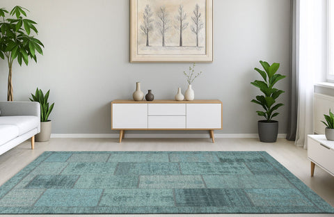 Dekowe Pablo Designteppich 33 Türkis