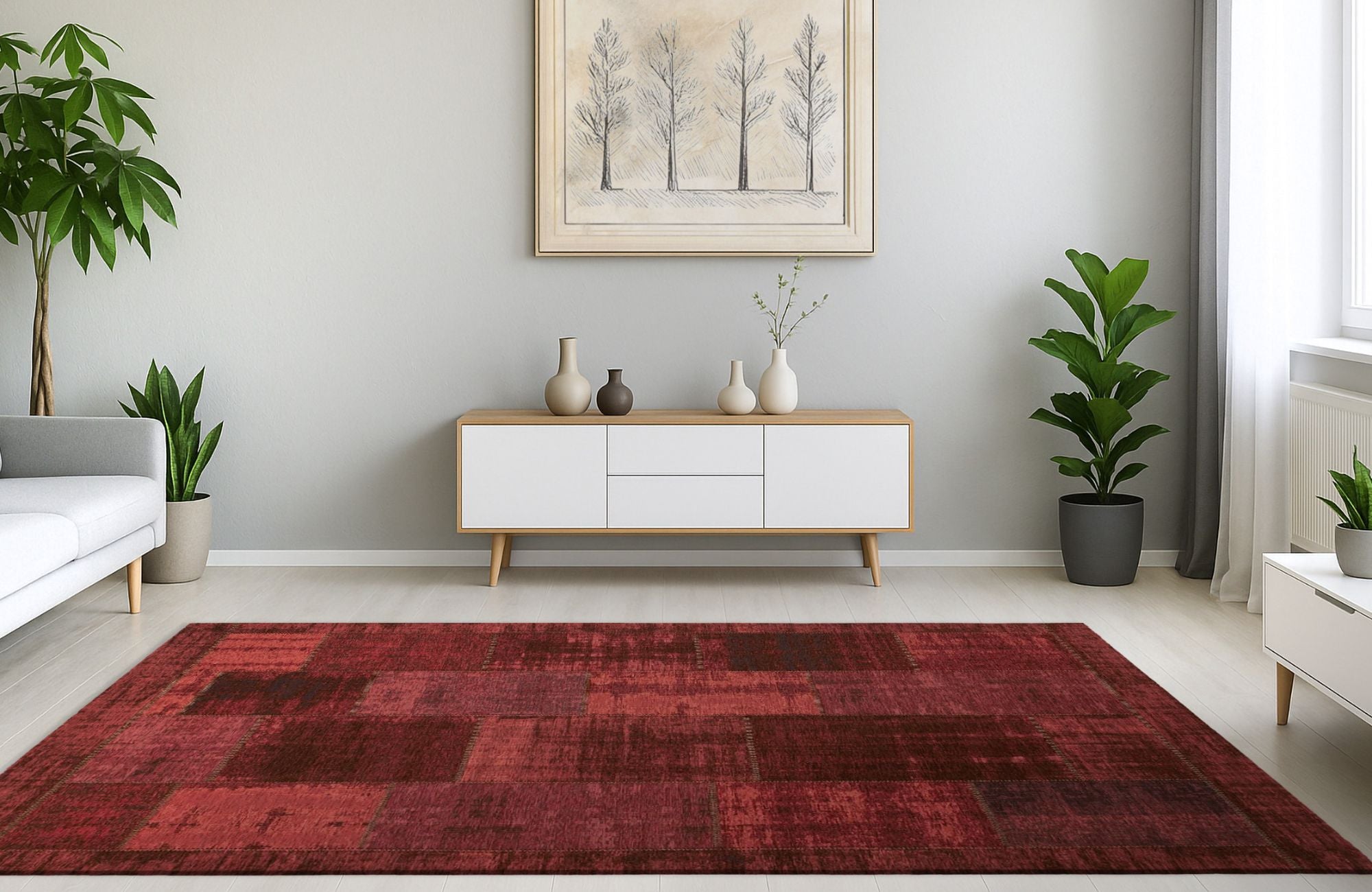 Dekowe Pablo Designteppich 45 Rot