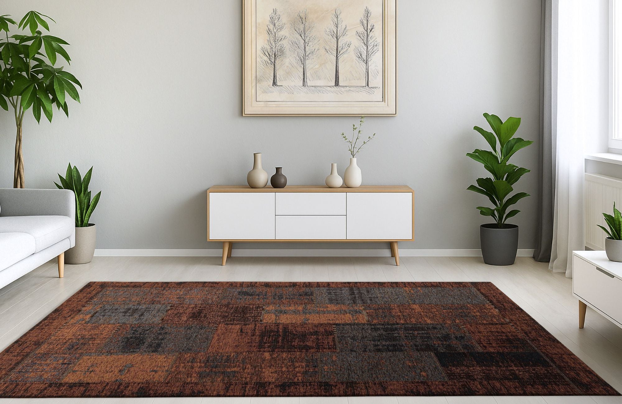 Dekowe Pablo Designteppich 65 Terra