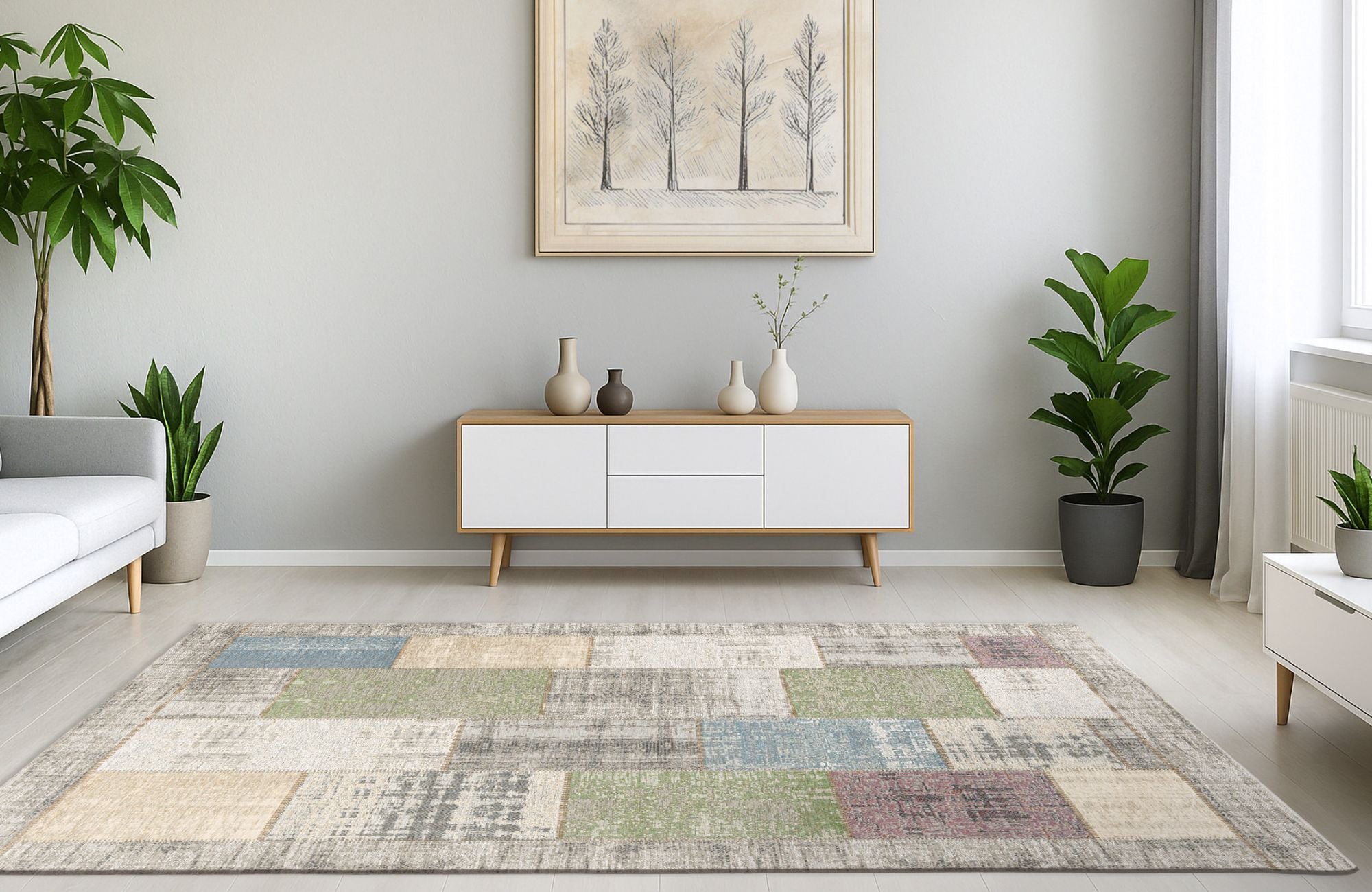 Dekowe Pablo Designteppich 92 Pastell