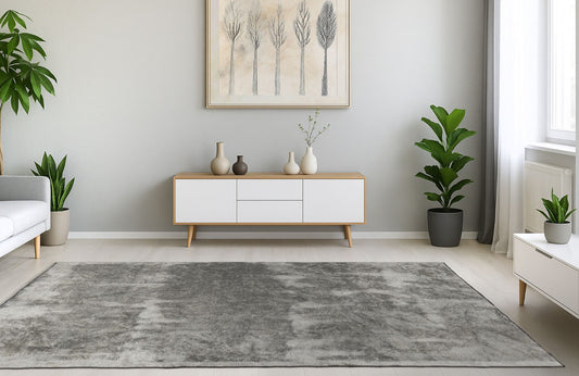 Dekowe Royce Designteppich 23 Silber