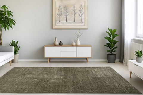 Dekowe Salamanca Teppich olivgrün