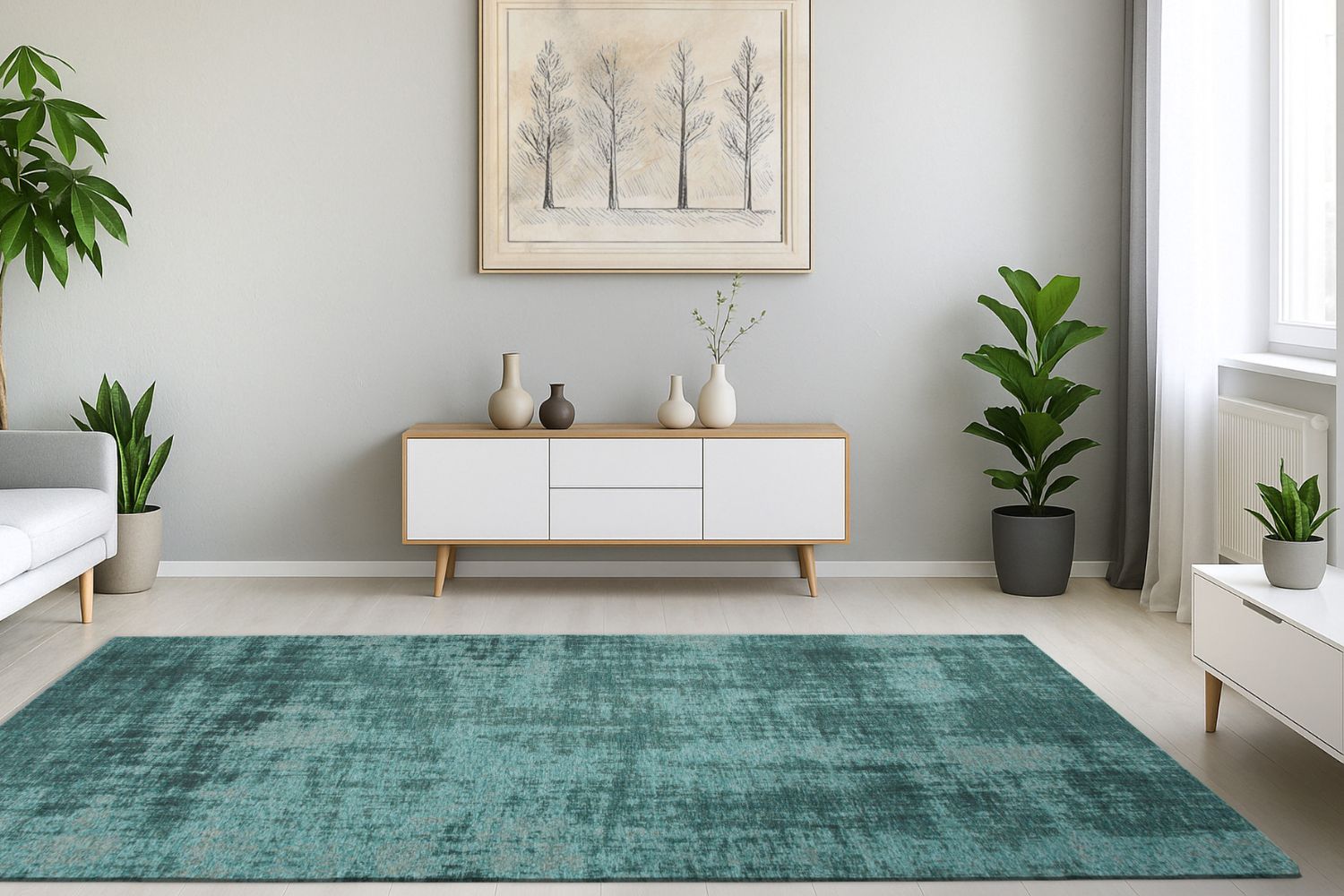 Dekowe Saragoza Teppich petrol