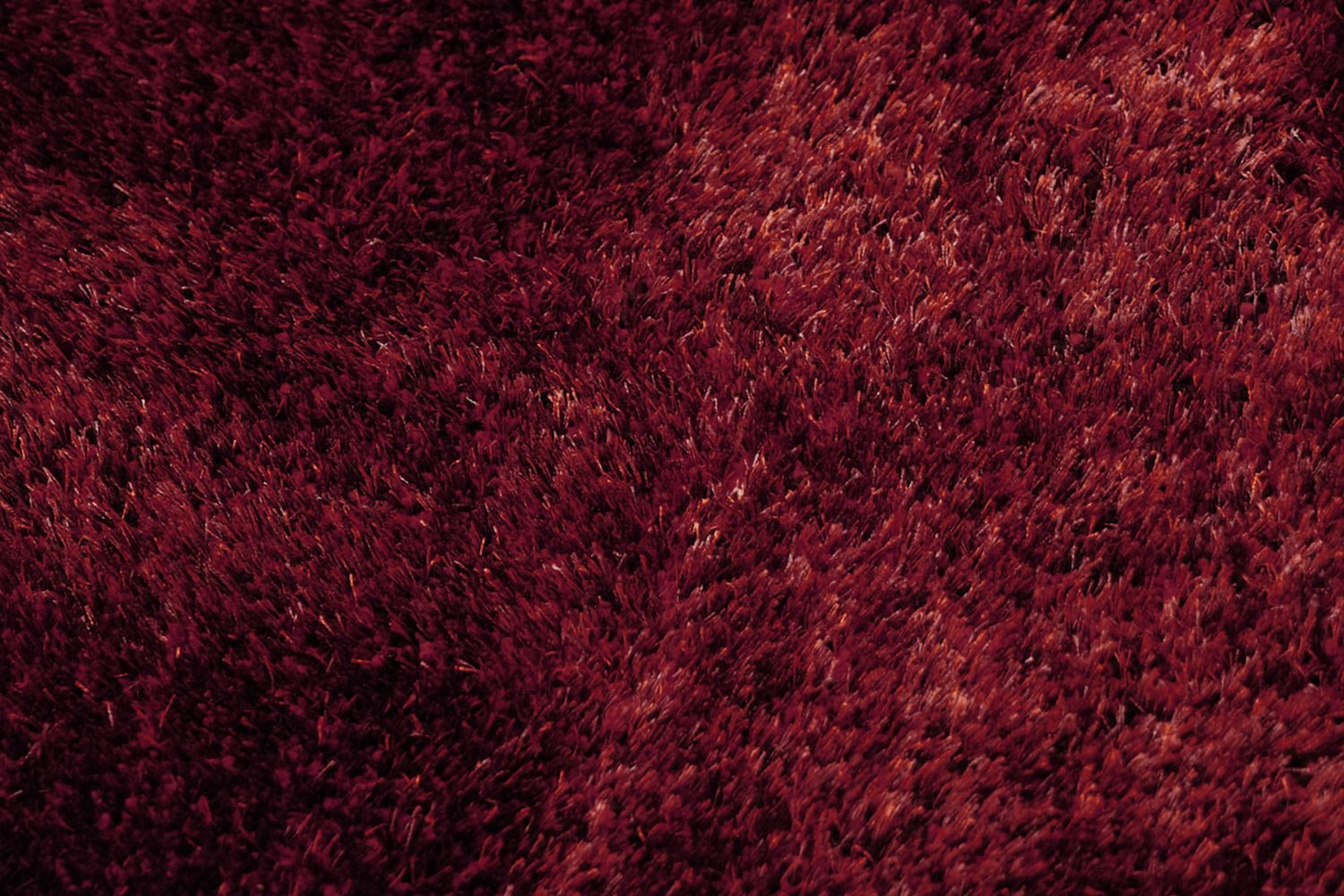 Dekowe Sensit Hochflorteppich rot