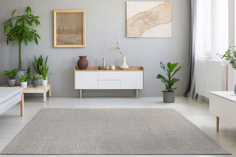 Dekowe Tredito Teppich silber