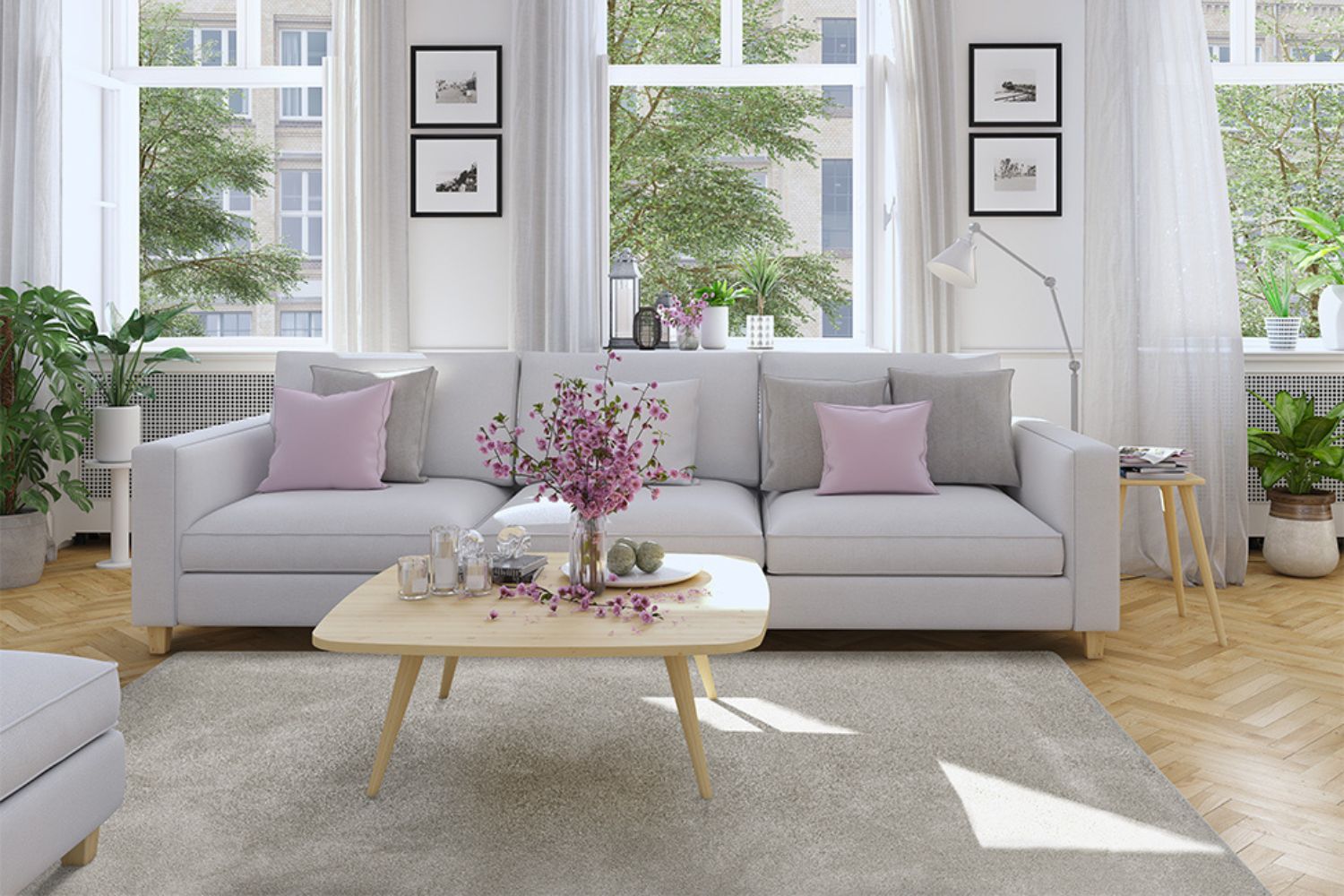 Dekowe Urbana Premium Teppich silber