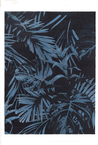 Jungle Teppich Blau