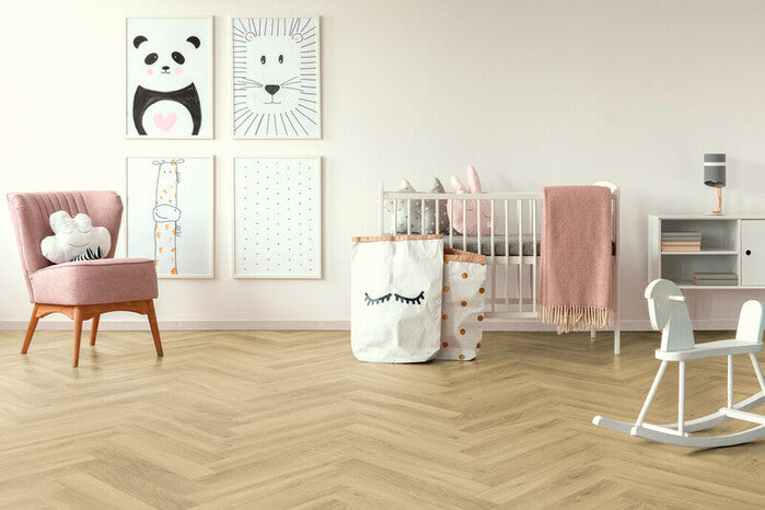 Objectflor Klick-Vinyl Expona Living Herringbone Click Dew Oak 8155