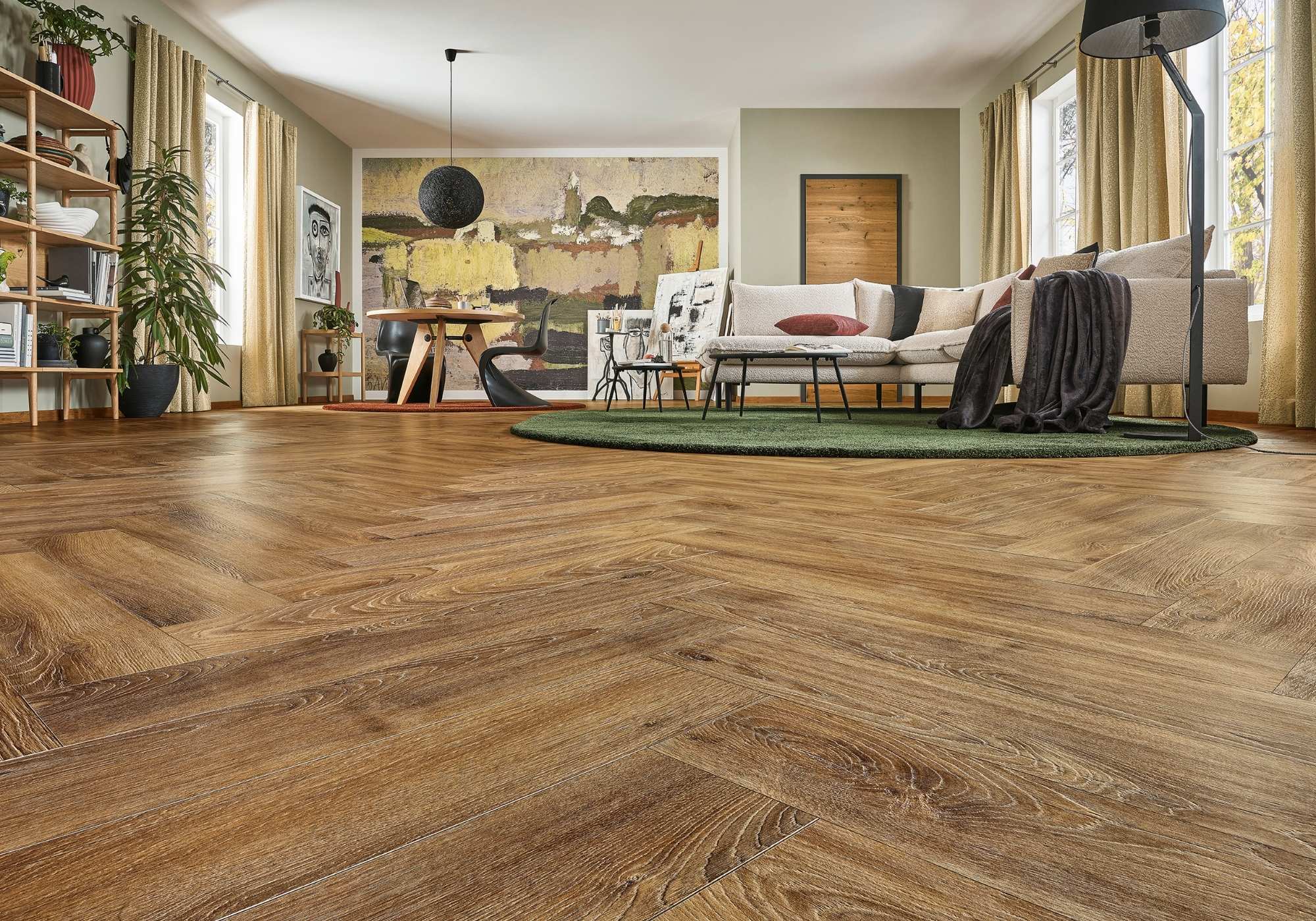 Joka HUDSON BAY 632 HB HerringBone Laminatboden m.PRO-Conn.AquaPure+-System 7005-Oak tradition V4 SP