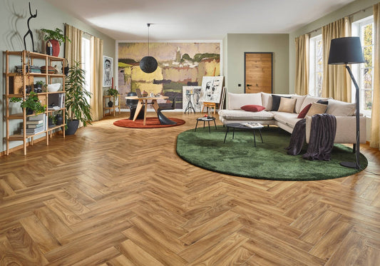 Joka HUDSON BAY 632 HB HerringBone Laminatboden m.PRO-Conn.AquaPure+-System 7005-Oak tradition V4 SP
