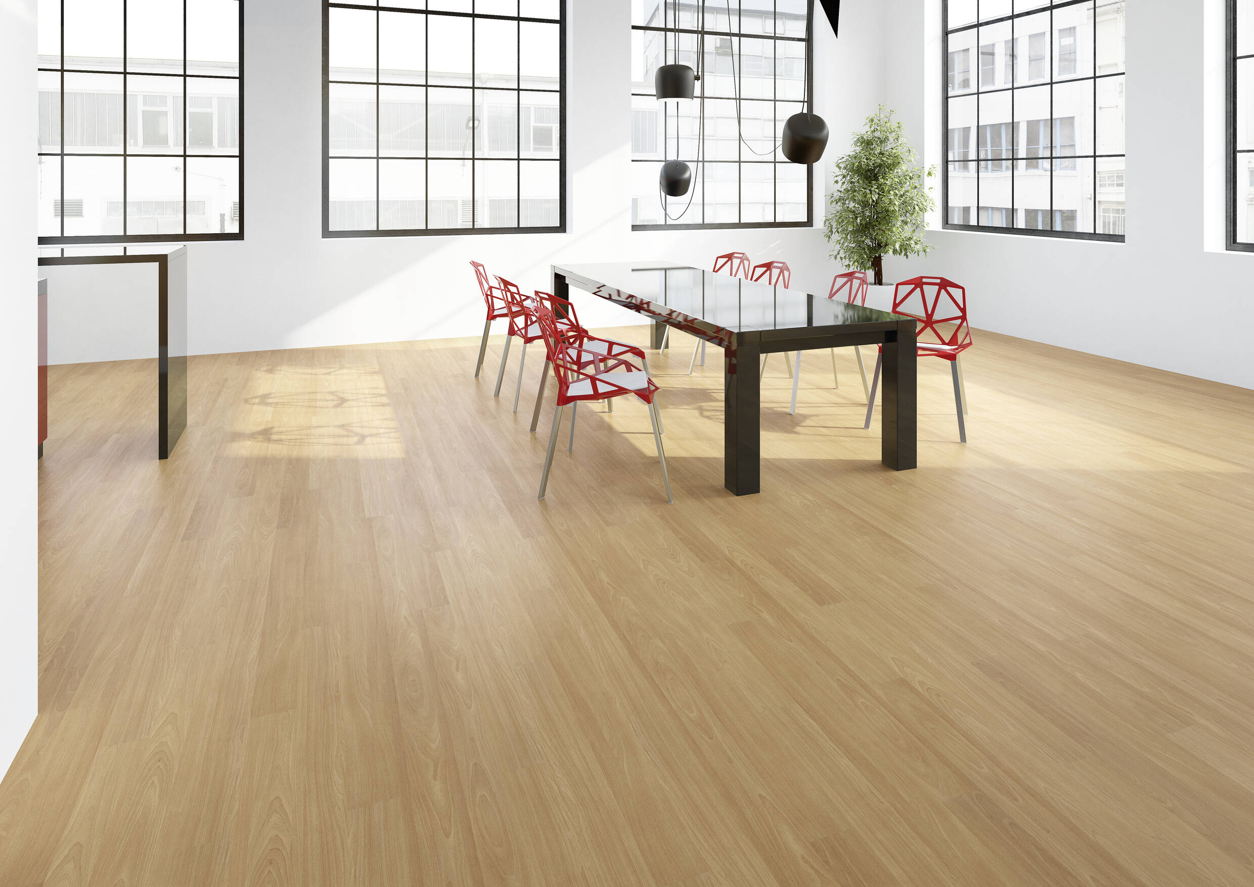 Joka Klebe-Vinyl Classic Designböden 340  2,0mm/NS 0.4mm Dryback 2818 Blond Beech