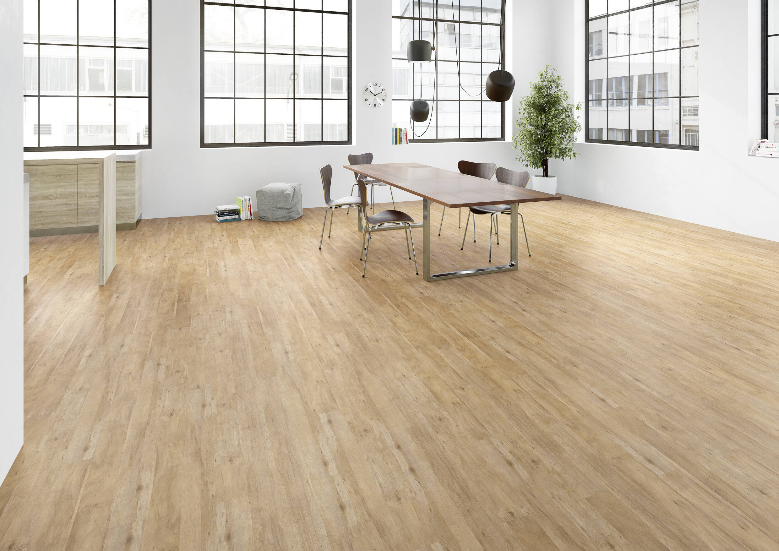Joka Klebe-Vinyl Classic Designböden 340  2,0mm/NS 0.4mm Dryback 2821 Flamy Aspen