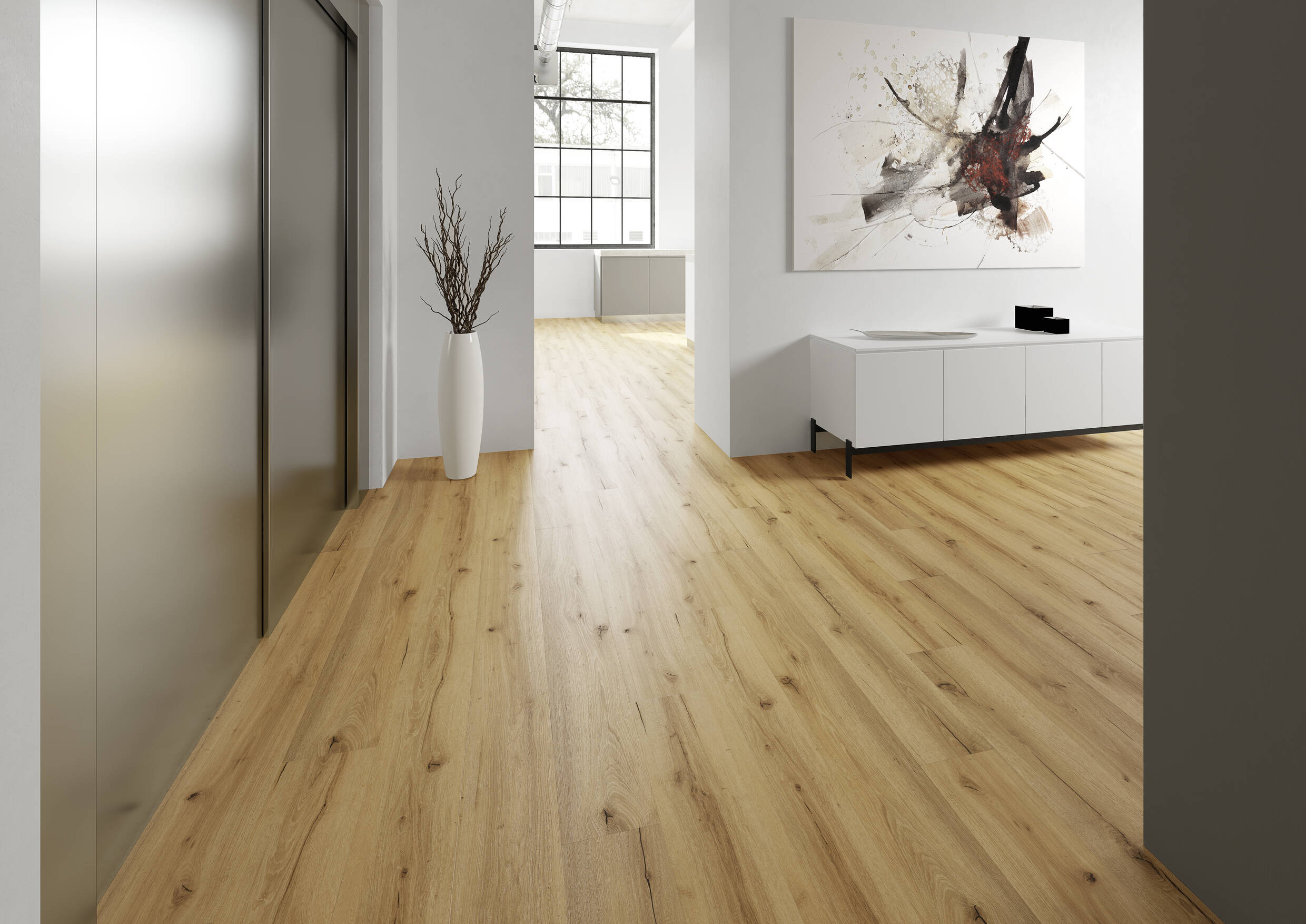 Joka Klebe-Vinyl Classic Designböden 340  2,0mm/NS 0.4mm Dryback 2870 Chalet Oak Black
