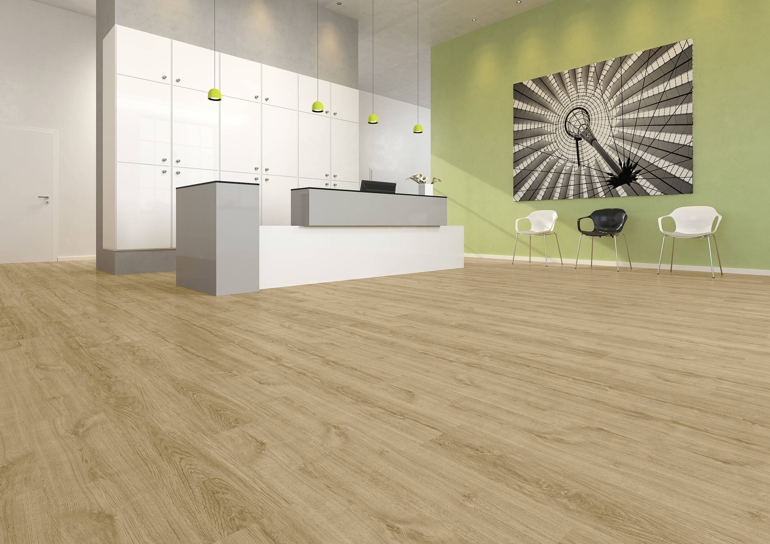 Joka Klebe-Vinyl DESIGN 555 2,5mm/NS 0,55mm Dryback 5205 French Blond Oak
