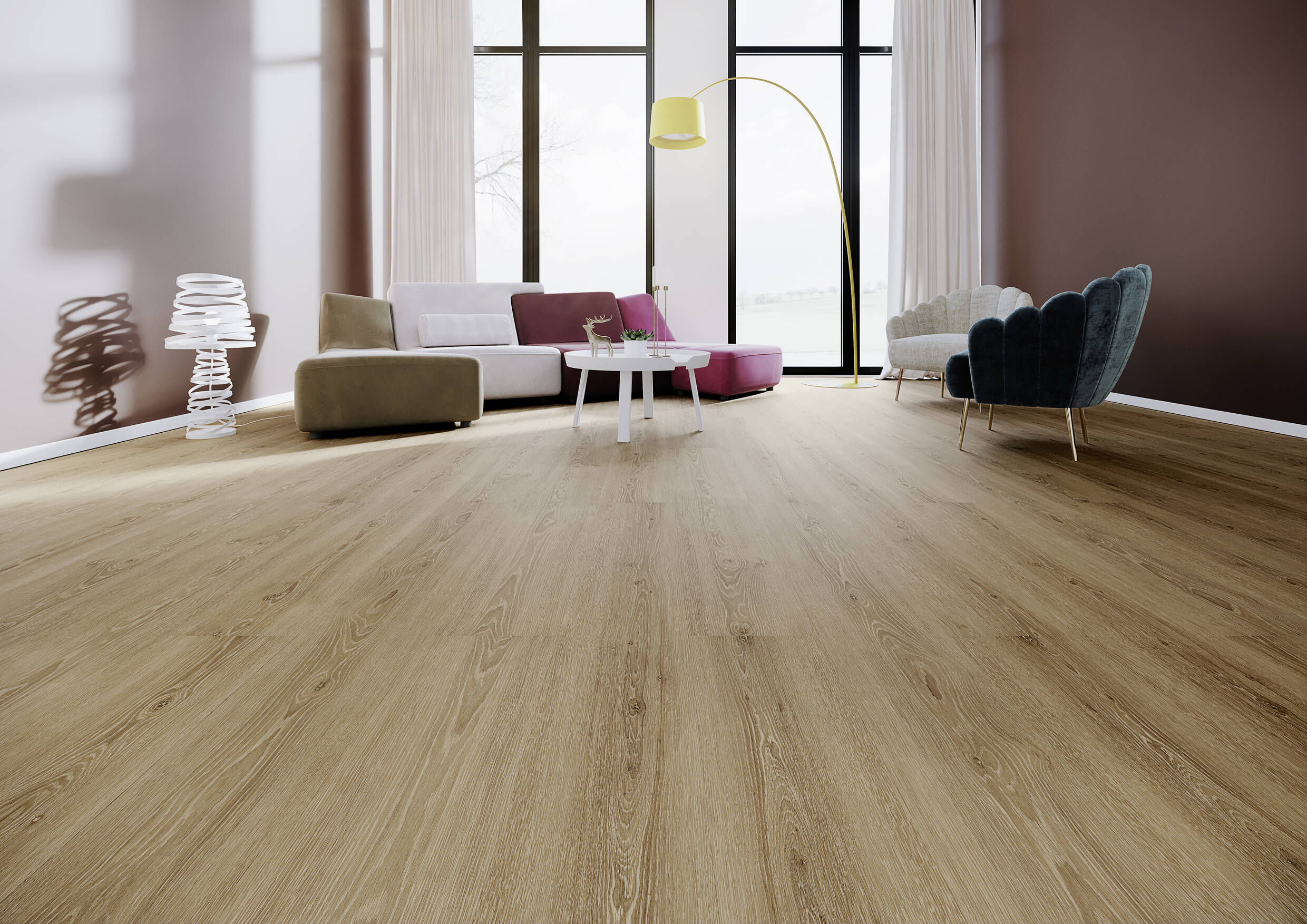 Joka Klebe-Vinyl DESIGN 555 2,5mm/NS 0,55mm Dryback 5306 Perfect Brown Oak