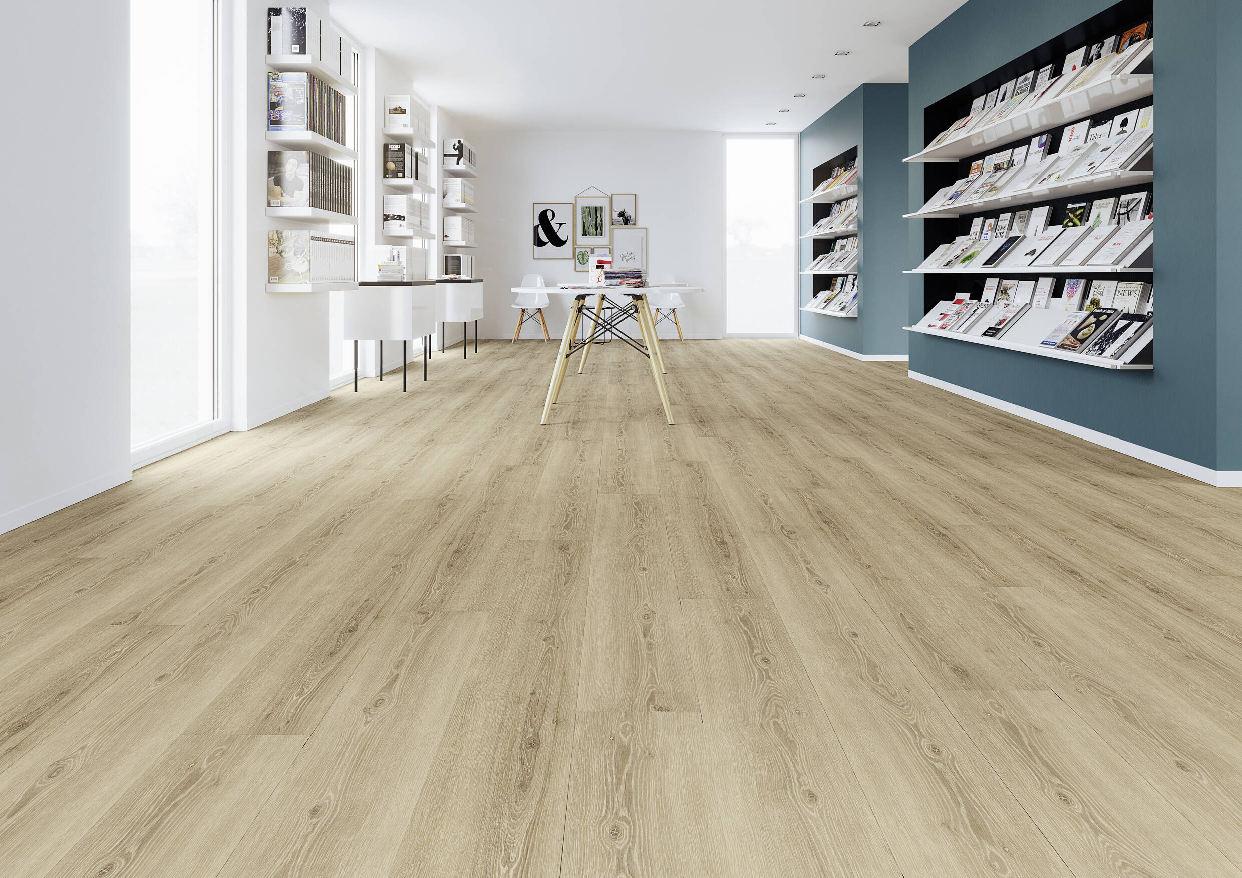 Joka Klebe-Vinyl DESIGN 555 2,5mm/NS 0,55mm Dryback 5308 Perfect Ivory Oak