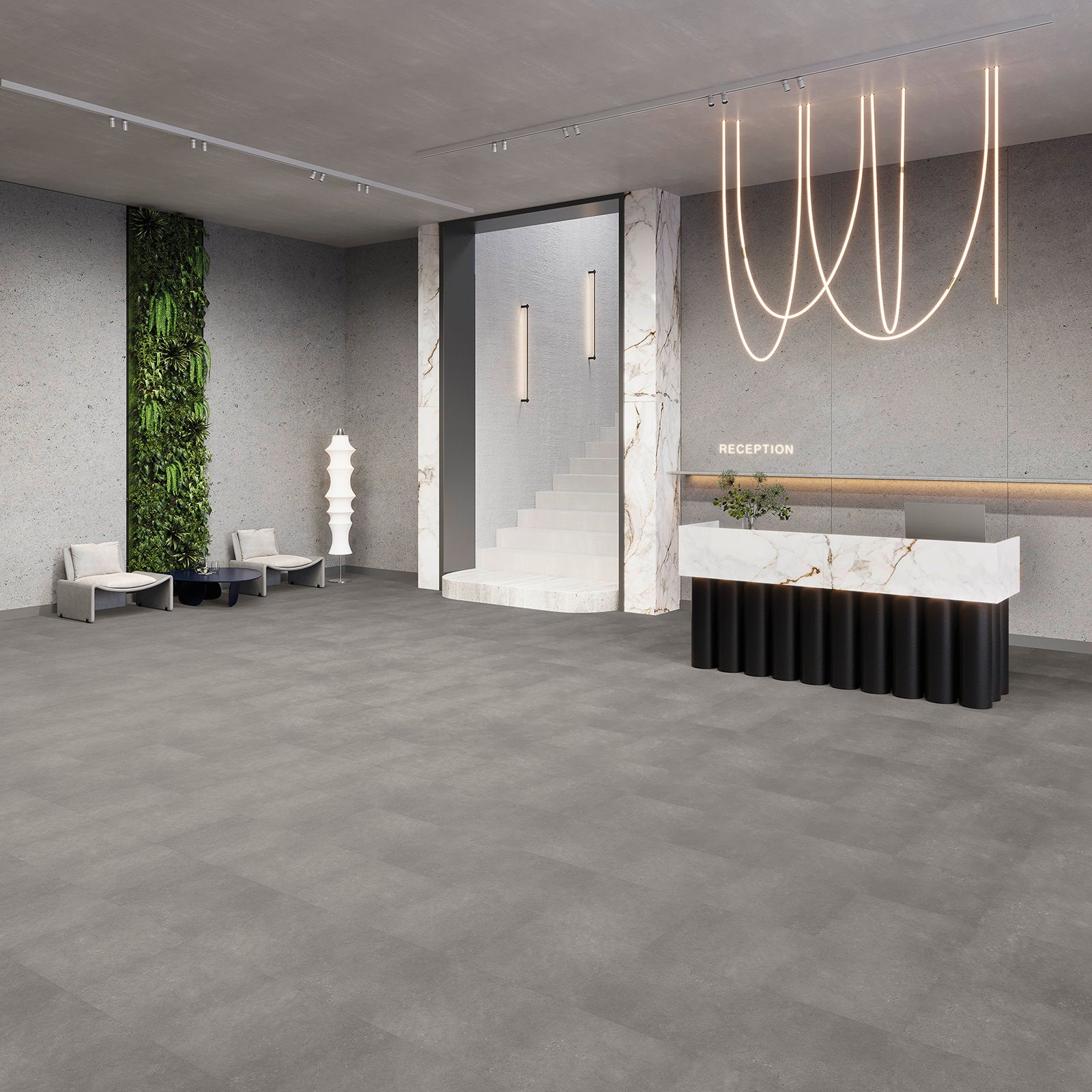 Joka Klebe-Vinyl DESIGN 555 2,5mm/NS 0,55mm Dryback 5317 Dark Concrete